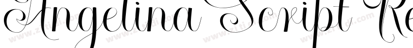 AngelinaScript Regul字体转换 AngelinaScript Regul字体转换